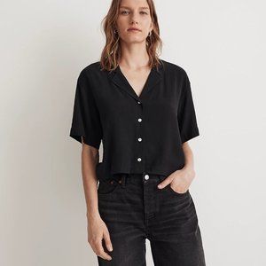 Madewell Button-Front Resort Shirt in Lusterweave